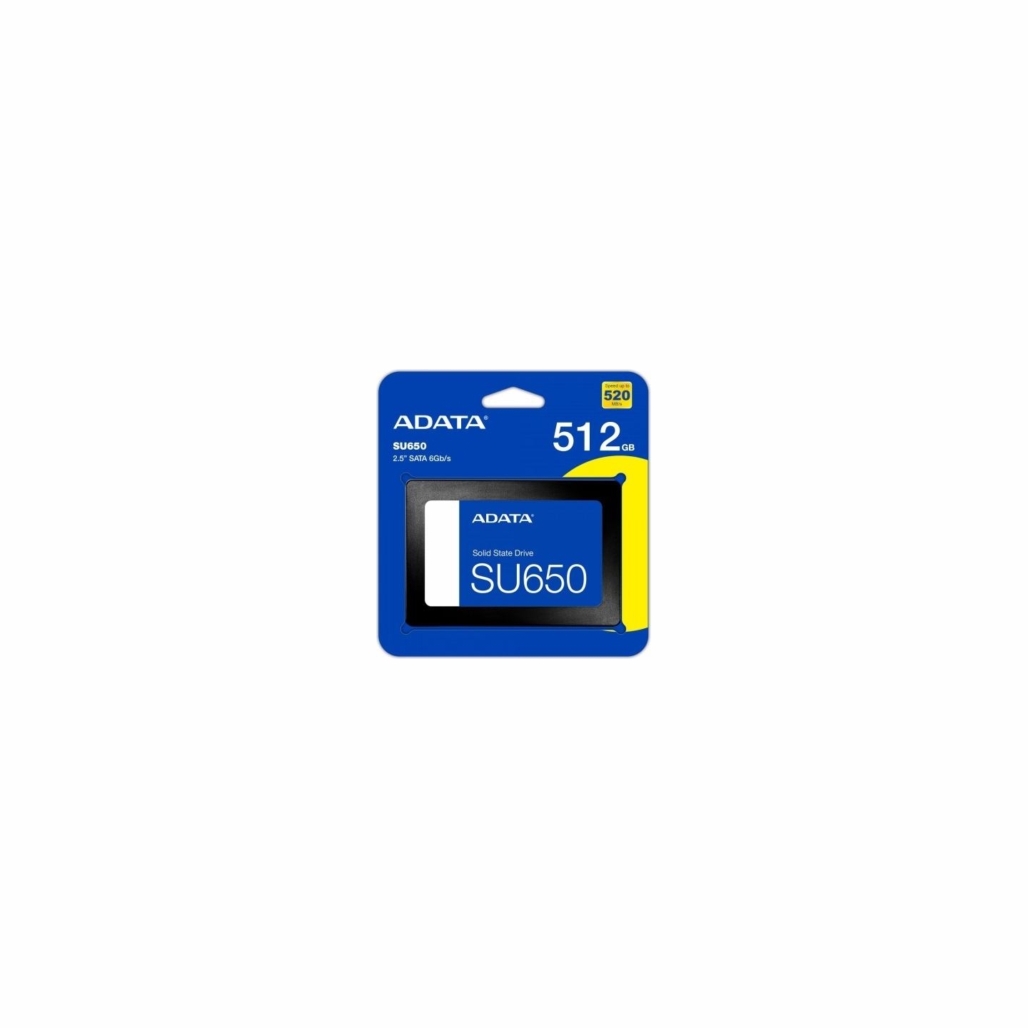 A-Data ADATA | Ultimate SU650 | 512 GB | SSD form factor 2.5" | Solid-state drive interface SATA 6Gb/s | Read speed 520 MB/s | W
