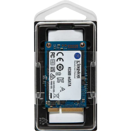 Kingston | KC600 | 1000 GB | Solid-state drive interface mSATA | Read speed 550 MB/s | Write speed 520 MB/s