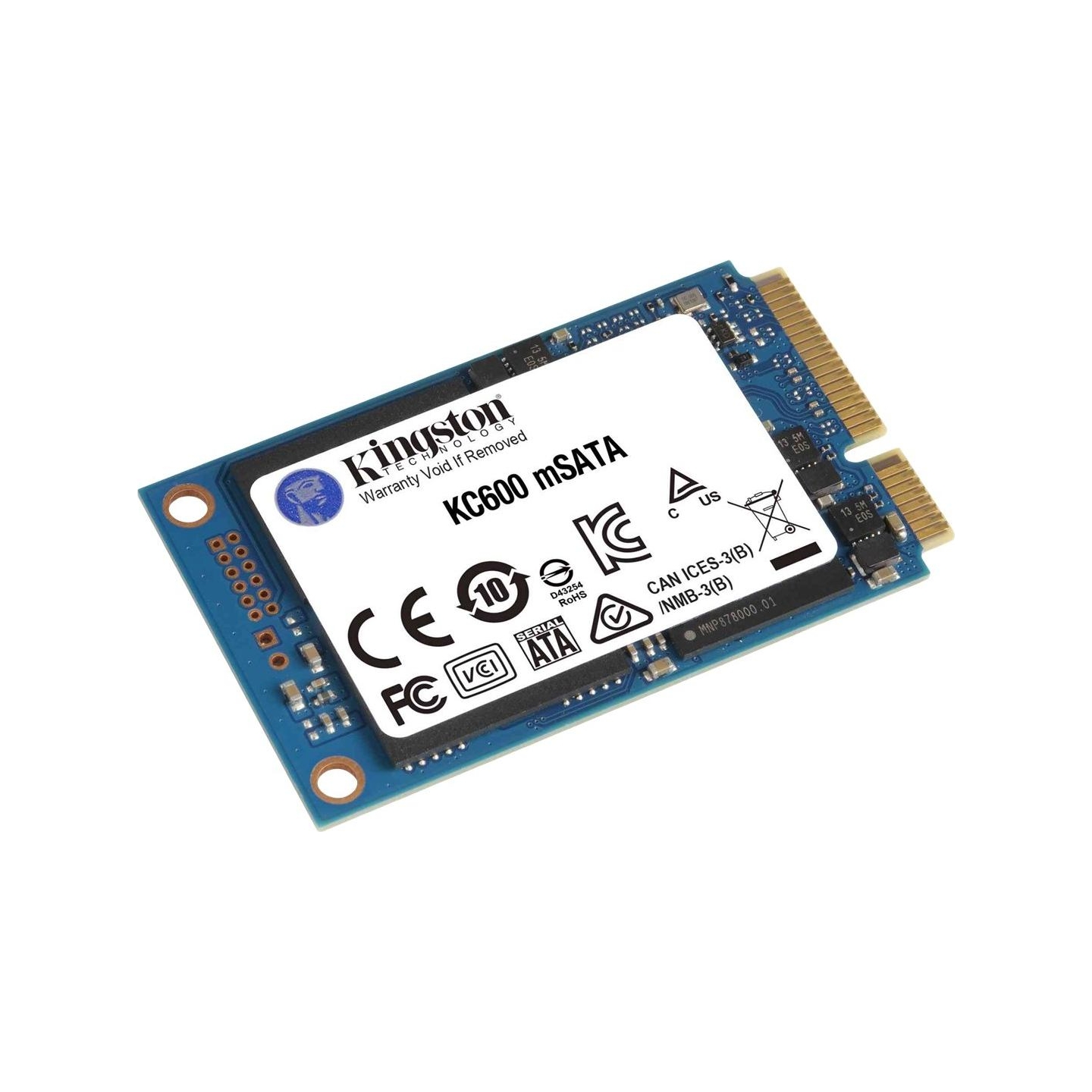 Kingston | KC600 | 1000 GB | Solid-state drive interface mSATA | Read speed 550 MB/s | Write speed 520 MB/s