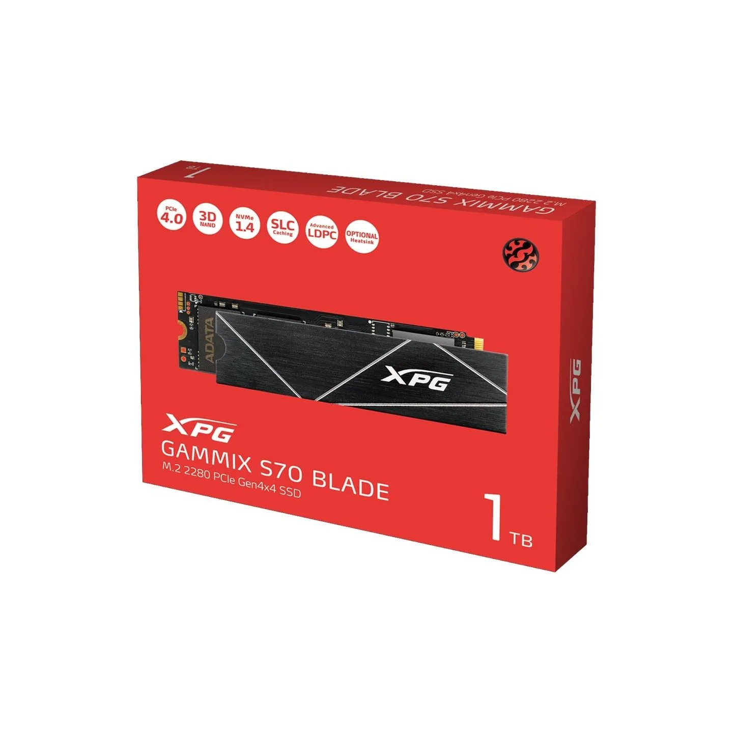 A-Data SSD drive XPG GAMIX S70 BLADE 1TB PCIe 4x4 7.4/5.5 GBs