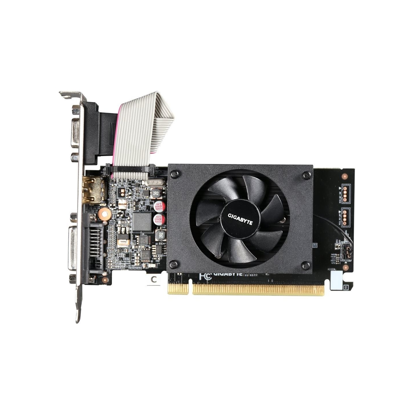 Gigabyte | GV-N710D3-2GL 2.0 | NVIDIA | 2 GB | GeForce GT 710 | DDR3 | Cooling type Active | DVI-D ports quantity 1 | HDMI ports