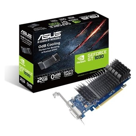 Asus | GT1030-SL-2G-BRK | NVIDIA | 2 GB | GeForce GT 1030 | GDDR5 | DVI-D ports quantity 1 | HDMI ports quantity 1 | PCI Express