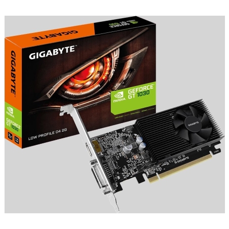 Gigabyte | GV-N1030D4-2GL 1.0 | NVIDIA | 2 GB | GeForce GT 1030 | DDR4 | DVI-D ports quantity 1 | HDMI ports quantity 1 | PCI Ex
