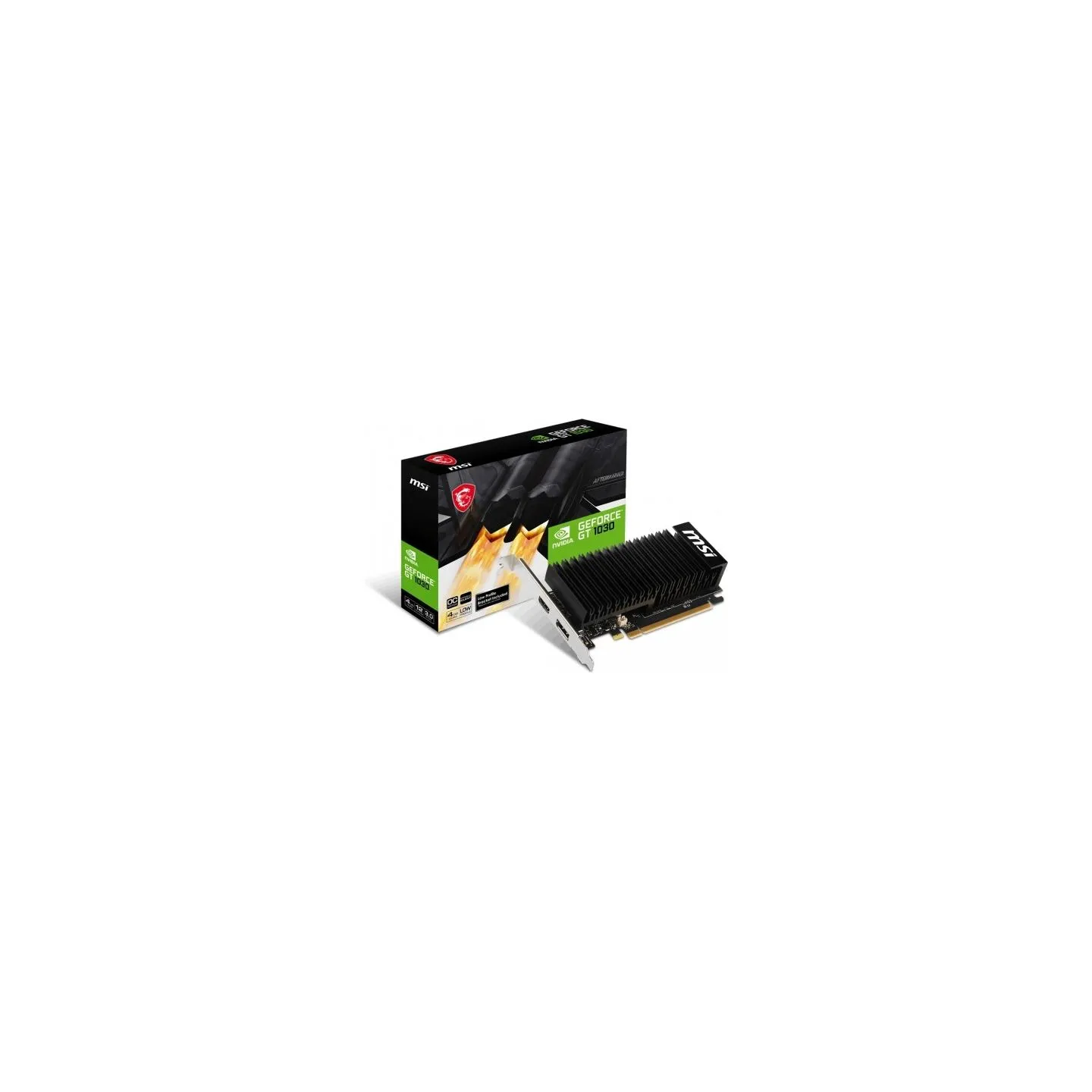 MSI Graphics card GeForce GT 1030 4GHD4 LP OC 4GD DR4 64BIT DP/HDMI