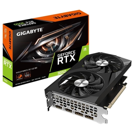 Gigabyte | GV-N3050WF2OCV2-8GD | NVIDIA | 8 GB | GeForce RTX 3050 | GDDR6 | HDMI ports quantity 2 | PCI-E 4.0 | Memory clock spe