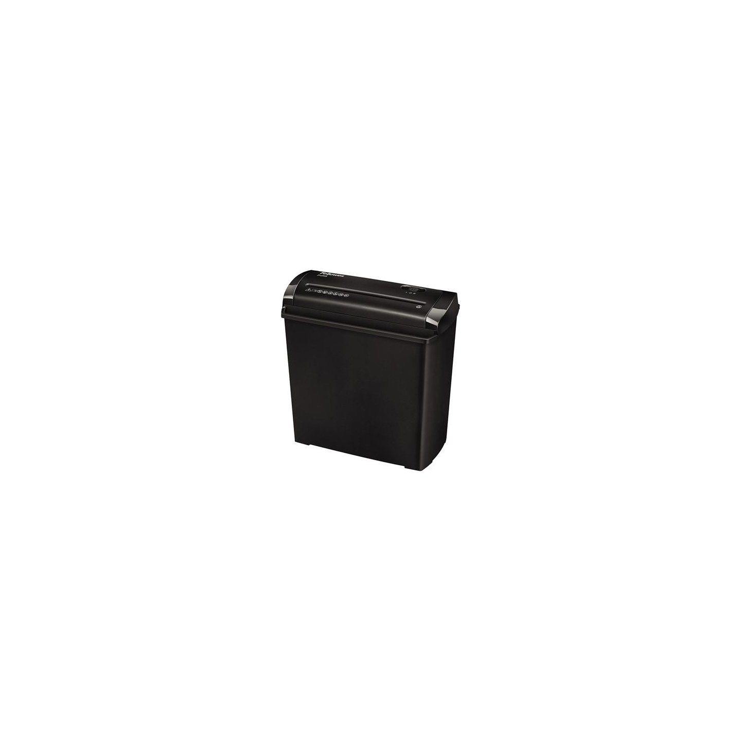 Fellowes Shredder | P-25S | Black | 11 L | Paper shredding | Paper handling standard/output 7mm strips, security level P-1 | Tra