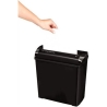 Fellowes Shredder | P-25S | Black | 11 L | Paper shredding | Paper handling standard/output 7mm strips, security level P-1 | Tra