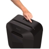 Fellowes Powershred | LX25 | Black | 11.5 L | Credit cards shredding | Paper handling standard/output 6 sheets per pass | Cross-