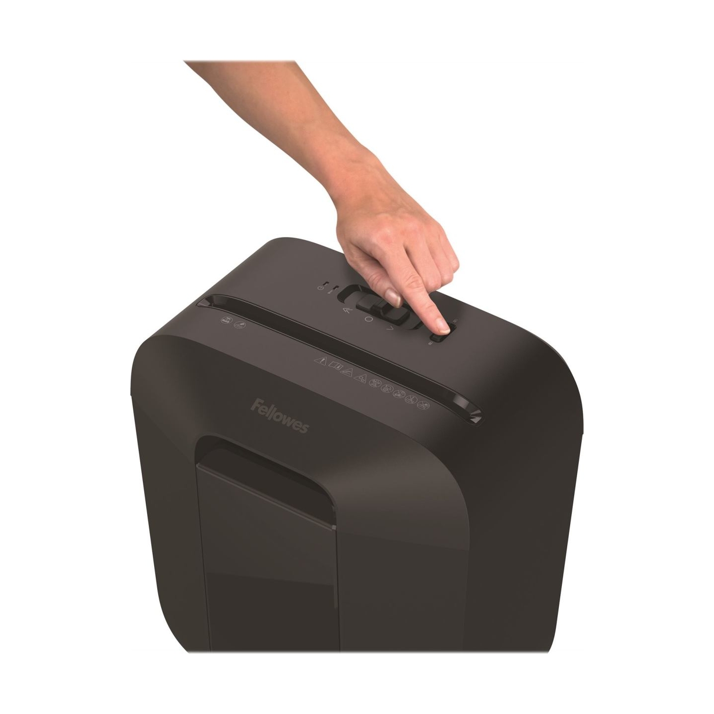 Fellowes Powershred | LX25 | Black | 11.5 L | Credit cards shredding | Paper handling standard/output 6 sheets per pass | Cross-