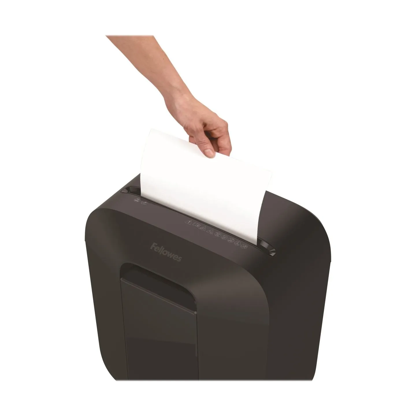 Fellowes Powershred | LX25 | Black | 11.5 L | Credit cards shredding | Paper handling standard/output 6 sheets per pass | Cross-