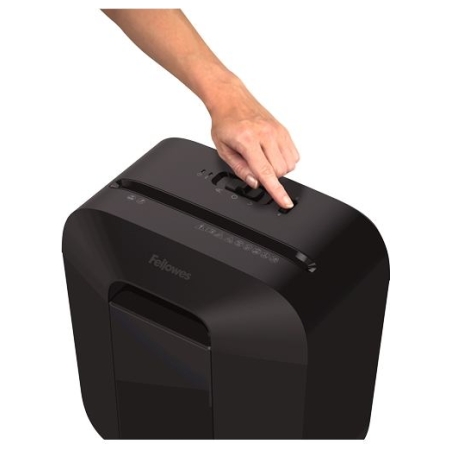 Fellowes Powershred | LX25M | Black | 11.5 L | Credit cards shredding | Paper handling standard/output 6 sheets per pass | Mini-