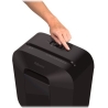 Fellowes Powershred | LX25M | Black | 11.5 L | Credit cards shredding | Paper handling standard/output 6 sheets per pass | Mini-