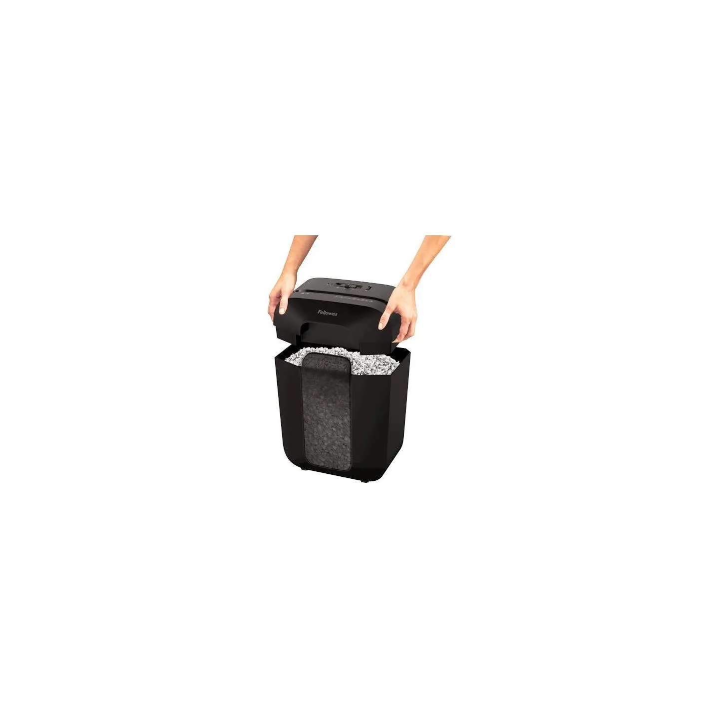 Fellowes Powershred | LX41 | Black | 17 L | Credit cards shredding | Paper handling standard/output 8 sheets per pass | Mini-Cut