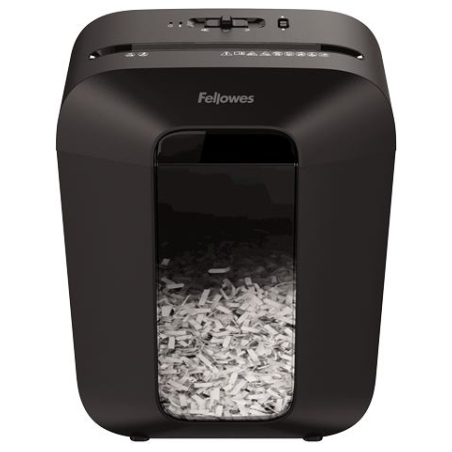 Fellowes Powershred | LX50 | Black | 17 L | Credit cards shredding | Paper handling standard/output 9 sheets per pass | Cross-Cu