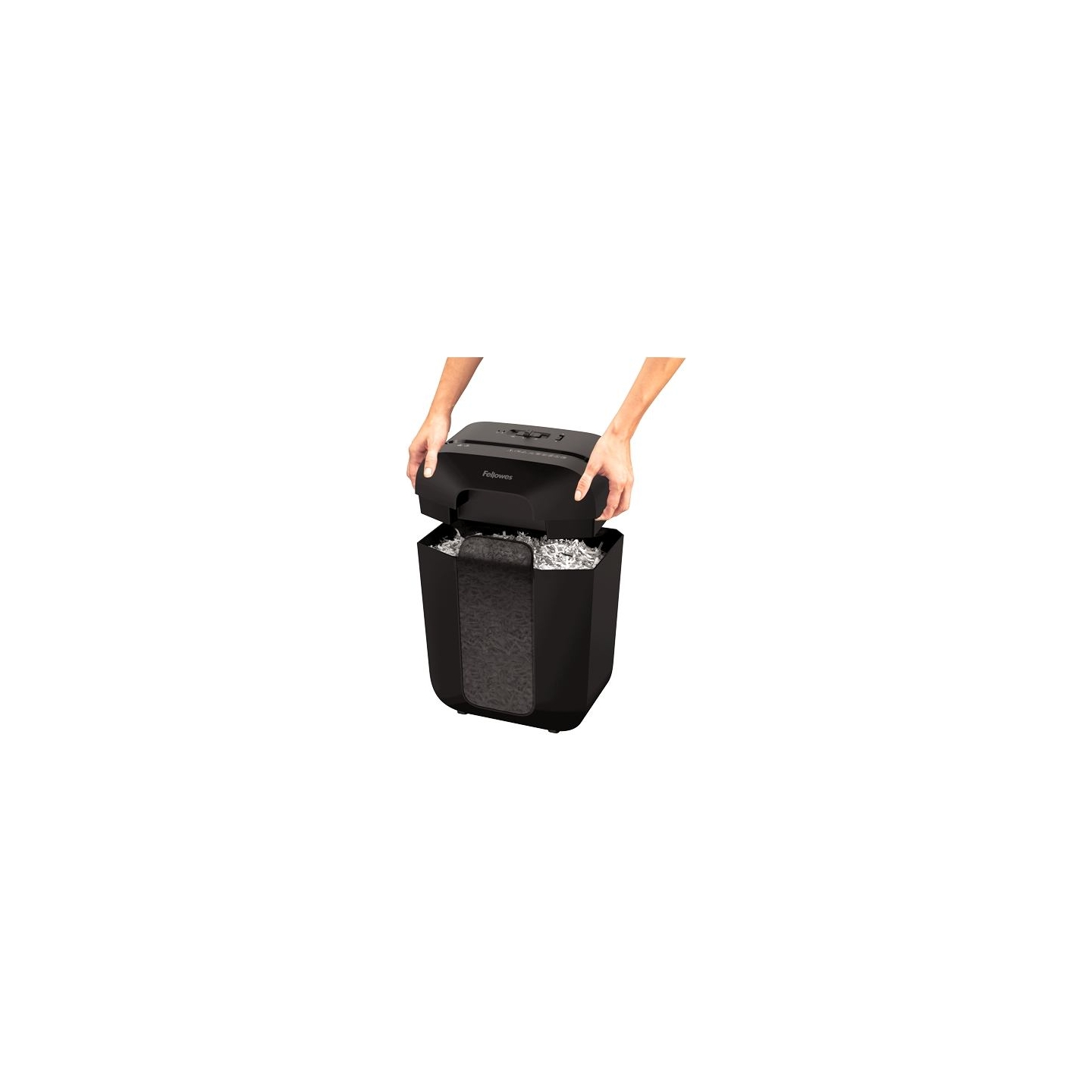 Fellowes Powershred | LX50 | Black | 17 L | Credit cards shredding | Paper handling standard/output 9 sheets per pass | Cross-Cu