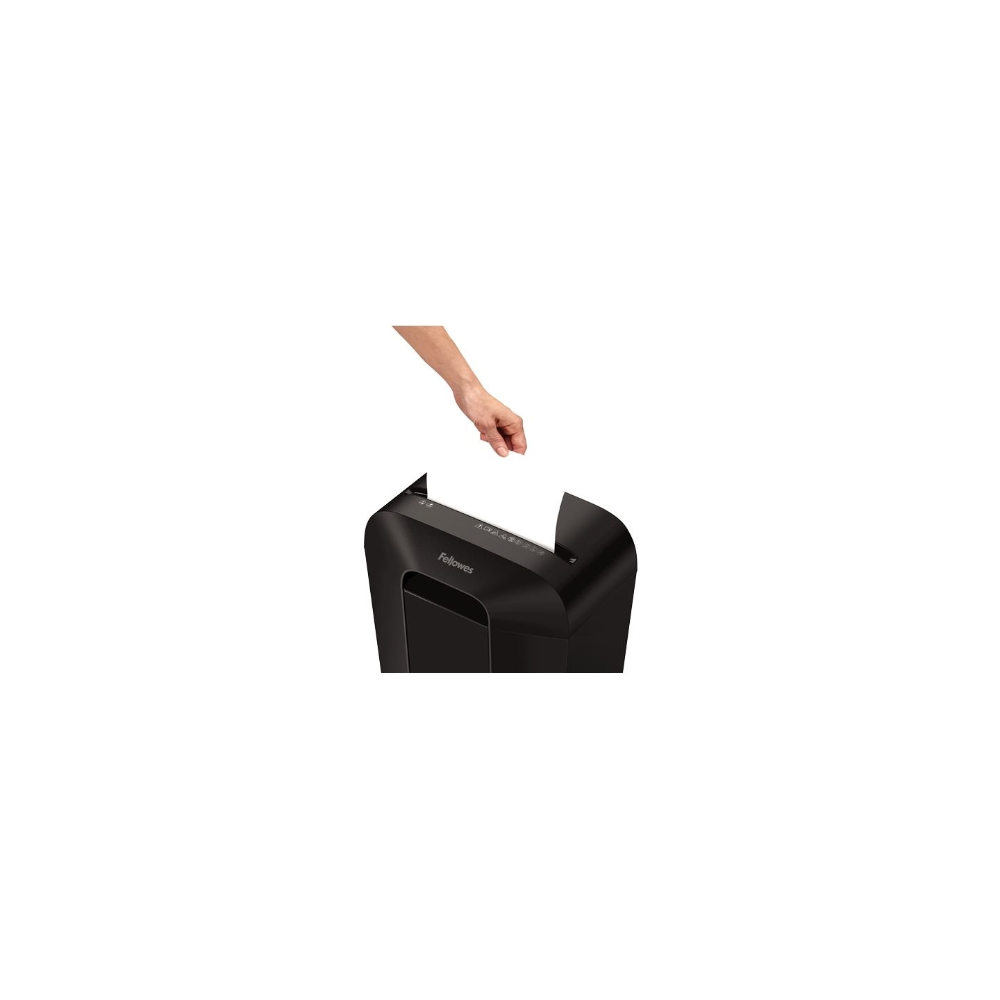 Fellowes Powershred | LX50 | Black | 17 L | Credit cards shredding | Paper handling standard/output 9 sheets per pass | Cross-Cu