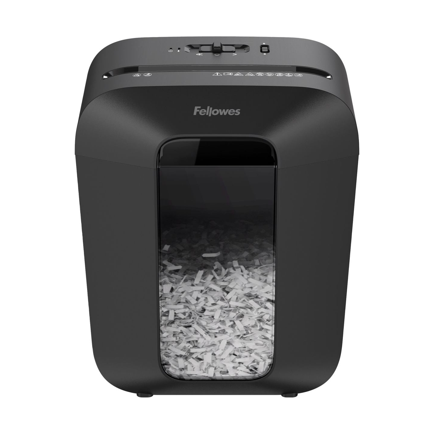 Fellowes Powershred | LX50 | Black | 17 L | Credit cards shredding | Paper handling standard/output 9 sheets per pass | Cross-Cu