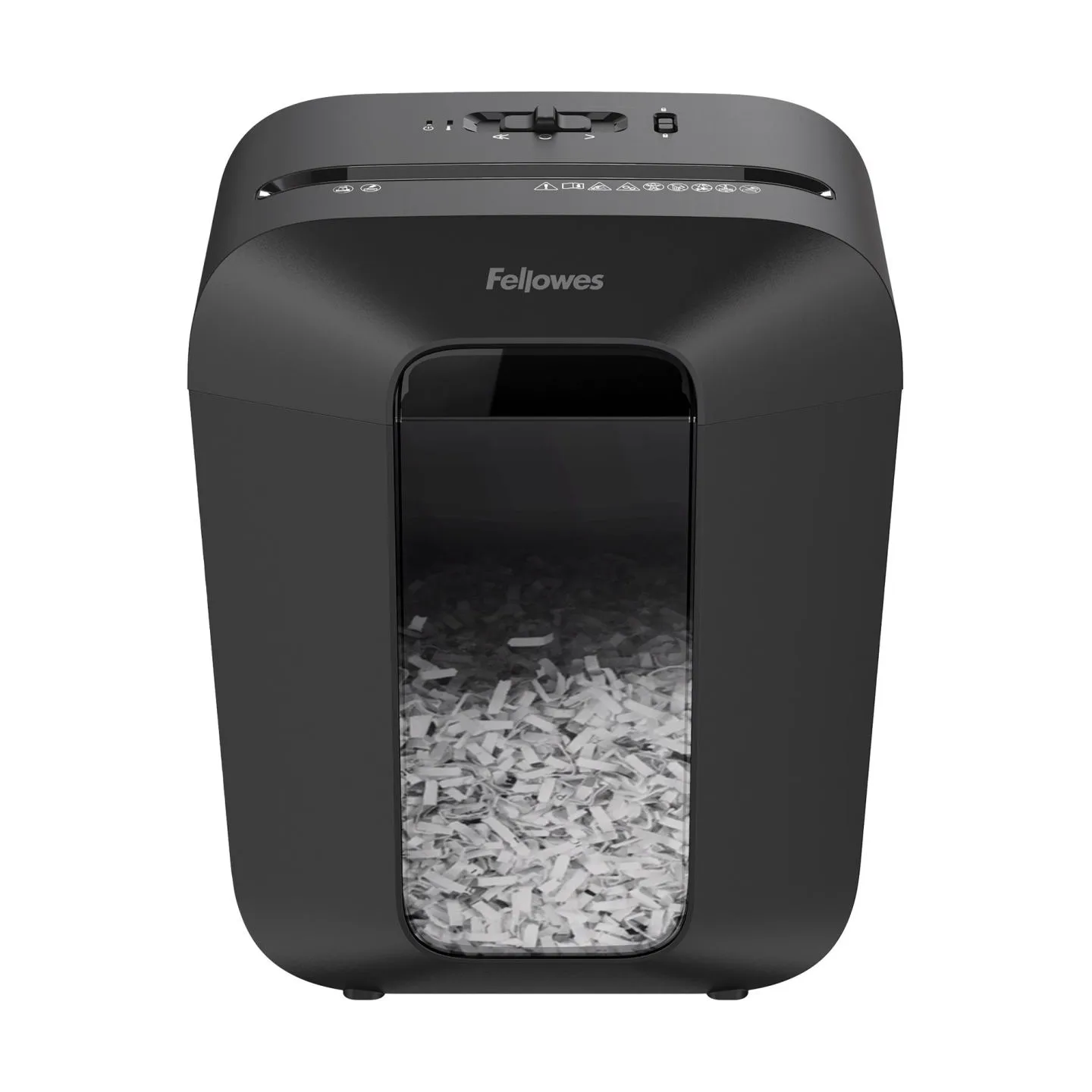 Fellowes Powershred | LX50 | Black | 17 L | Credit cards shredding | Paper handling standard/output 9 sheets per pass | Cross-Cu