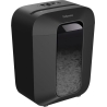 Fellowes Powershred | LX50 | Black | 17 L | Credit cards shredding | Paper handling standard/output 9 sheets per pass | Cross-Cu