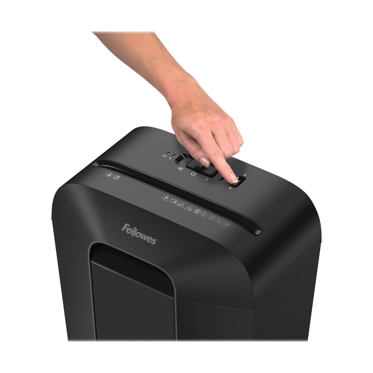 Fellowes Powershred | LX50 | Black | 17 L | Credit cards shredding | Paper handling standard/output 9 sheets per pass | Cross-Cu
