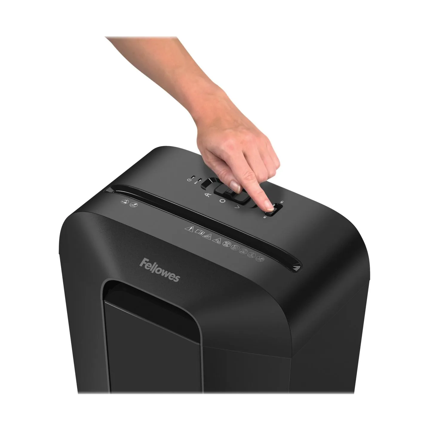 Fellowes Powershred | LX50 | Black | 17 L | Credit cards shredding | Paper handling standard/output 9 sheets per pass | Cross-Cu