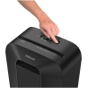 Fellowes Powershred | LX50 | Black | 17 L | Credit cards shredding | Paper handling standard/output 9 sheets per pass | Cross-Cu