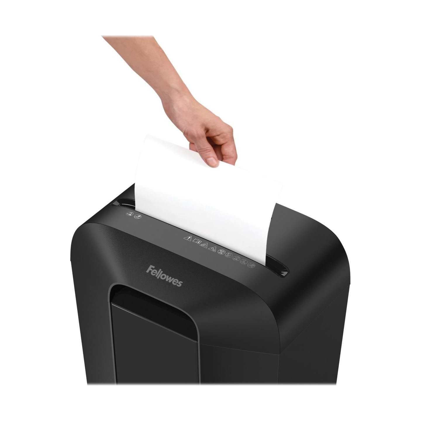 Fellowes Powershred | LX50 | Black | 17 L | Credit cards shredding | Paper handling standard/output 9 sheets per pass | Cross-Cu