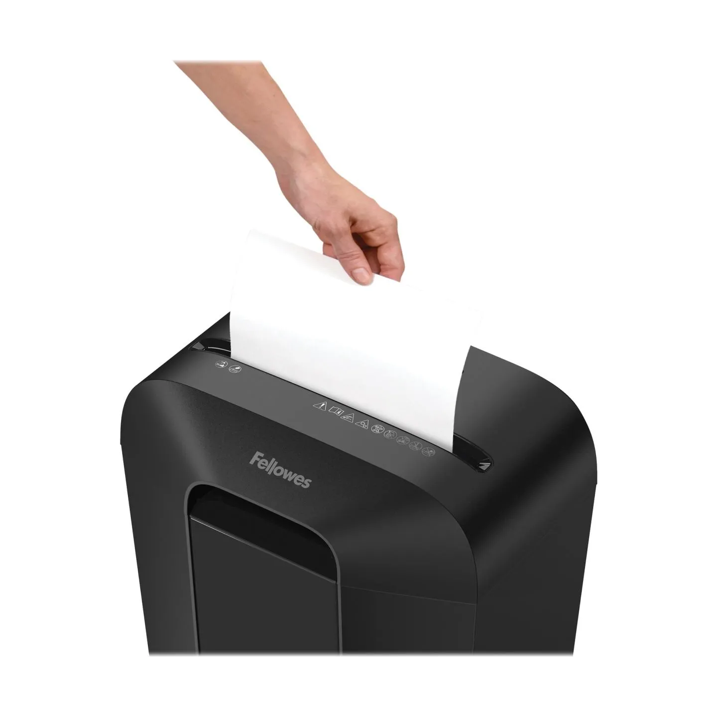 Fellowes Powershred | LX50 | Black | 17 L | Credit cards shredding | Paper handling standard/output 9 sheets per pass | Cross-Cu