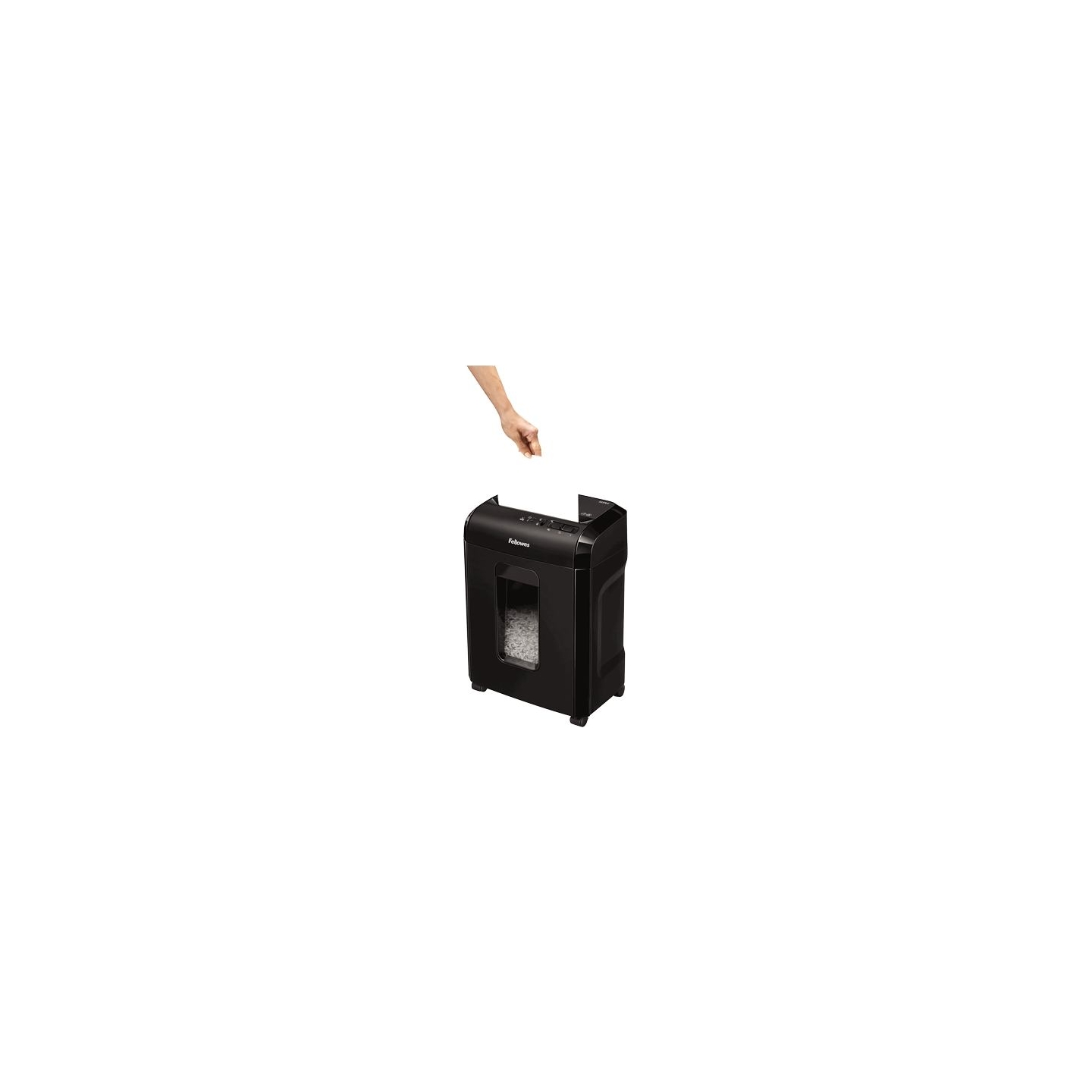 Fellowes Powershred | 10M | Black | 19 L | Credit cards shredding | Paper handling standard/output 10 sheets per pass | Micro-Cu
