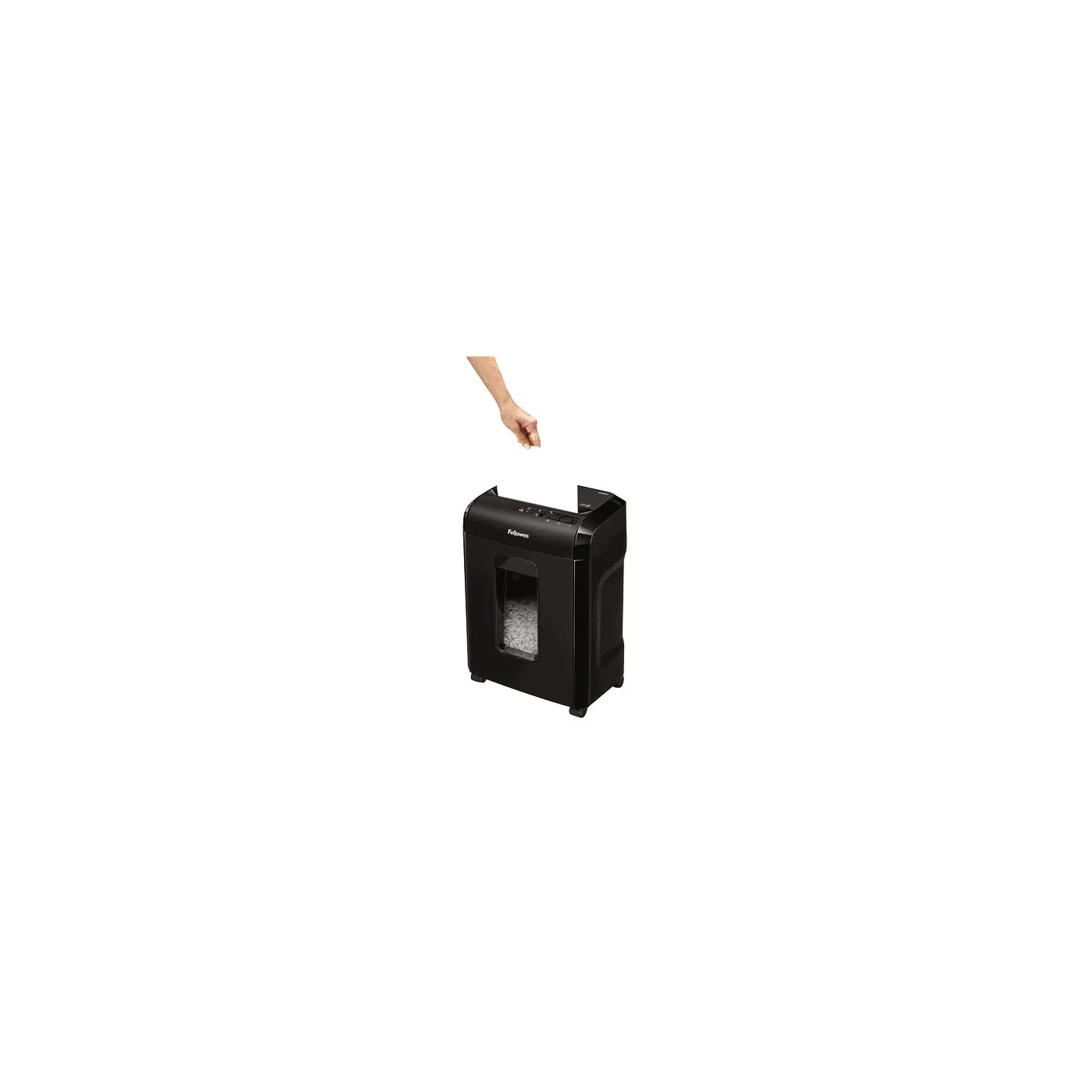 Fellowes Powershred | 10M | Black | 19 L | Credit cards shredding | Paper handling standard/output 10 sheets per pass | Micro-Cu