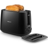 Philips | Daily collection toaster | HD2582/90 | Power 830 W | Number of slots 2 | Housing material Plastic | Black