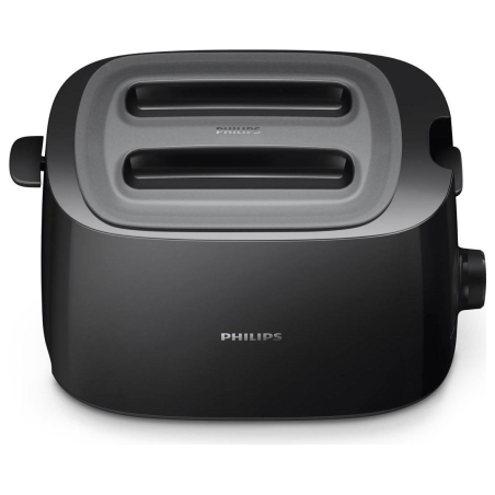 Philips Daily Collection Toaster HD2582/90 8 settings Integrated bun warming rack Compact design Dust cover / HD2582/90