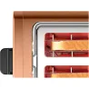 Bosch | DesignLine Toaster | TAT4P429 | Power 970 W | Number of slots 2 | Housing material Stainless Steel | Copper/Black