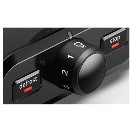 Bosch | DesignLine Toaster | TAT4P420 | Power 970 W | Number of slots 2 | Housing material Stainless Steel | Stainless steel/Bla
