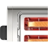 Bosch | DesignLine Toaster | TAT4P420 | Power 970 W | Number of slots 2 | Housing material Stainless Steel | Stainless steel/Bla