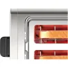 Bosch | DesignLine Toaster | TAT4P420 | Power 970 W | Number of slots 2 | Housing material Stainless Steel | Stainless steel/Bla