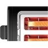 Bosch | DesignLine Toaster | TAT3P423 | Power 970 W | Number of slots 2 | Housing material Stainless steel | Black