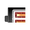 Bosch | DesignLine Toaster | TAT3P423 | Power 970 W | Number of slots 2 | Housing material Stainless steel | Black