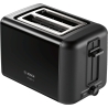 Bosch | DesignLine Toaster | TAT3P423 | Power 970 W | Number of slots 2 | Housing material Stainless steel | Black