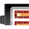 Bosch | DesignLine Toaster | TAT3P423 | Power 970 W | Number of slots 2 | Housing material Stainless steel | Black