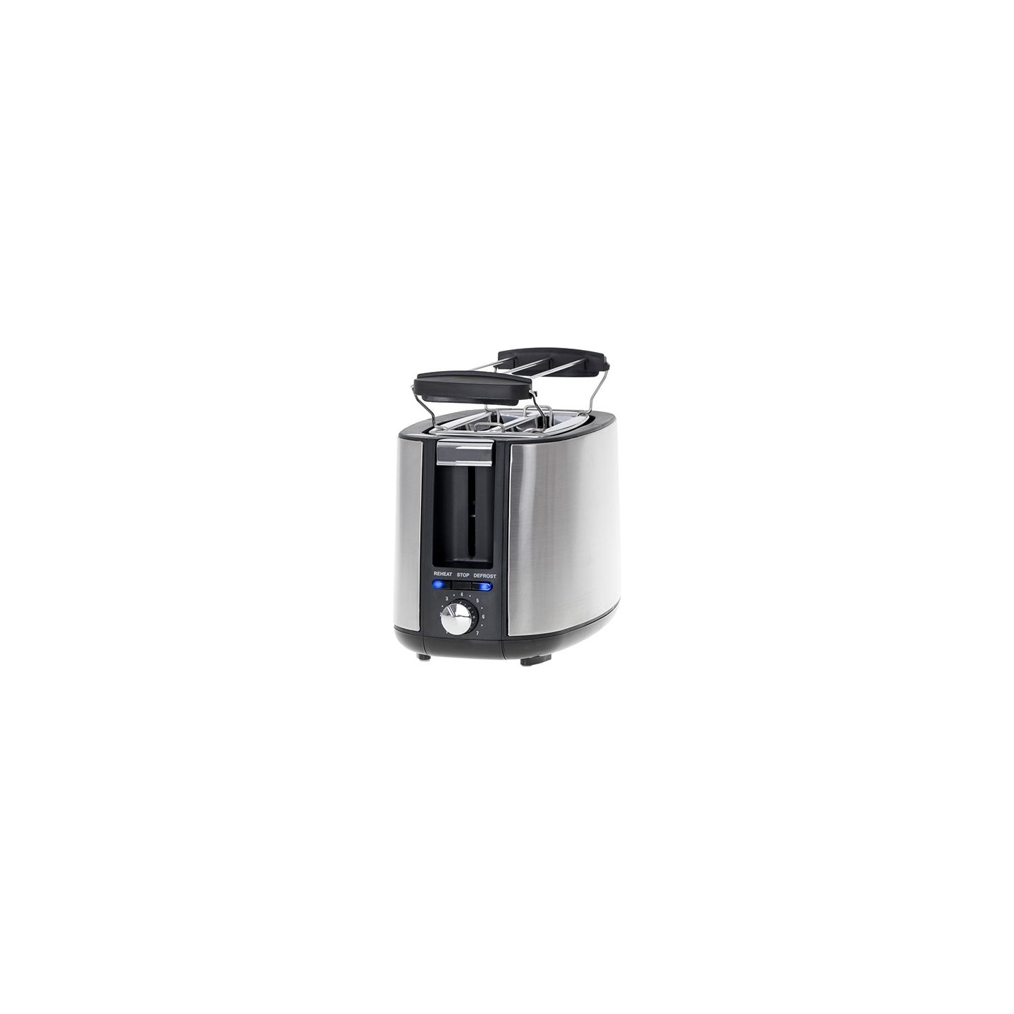 Adler | Toaster | AD 3214 | Power 750 W | Number of slots 2 | Housing material Stainless steel | Silver