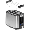 Adler | Toaster | AD 3214 | Power 750 W | Number of slots 2 | Housing material Stainless steel | Silver
