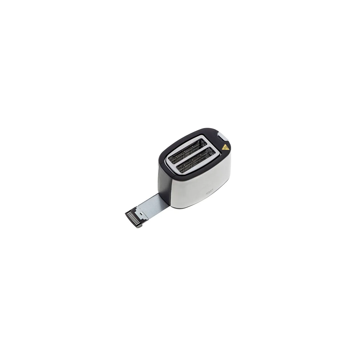 Adler | Toaster | AD 3214 | Power 750 W | Number of slots 2 | Housing material Stainless steel | Silver