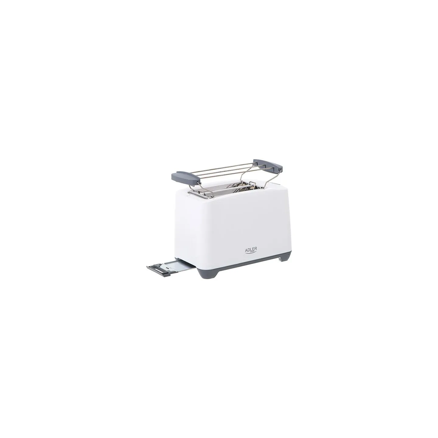 Adler | Toaster | AD 3216 | Power 750 W | Number of slots 2 | Housing material Plastic | White