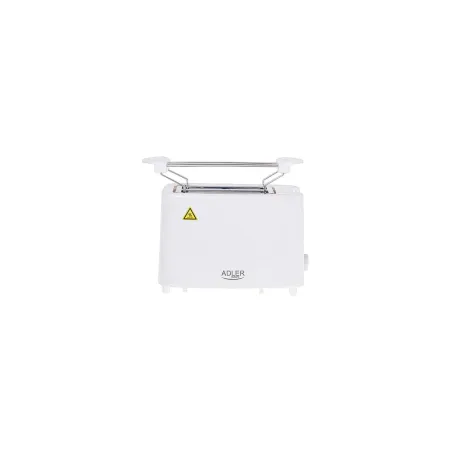 Adler | Toaster | AD 3223 | Power 750 W | Number of slots 2 | Housing material Plastic | White