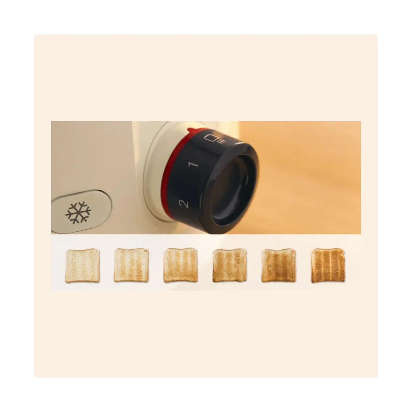 Bosch Toaster | TAT2M127 MyMoment | Power 950 W | Number of slots 2 | Housing material Plastic | Beige