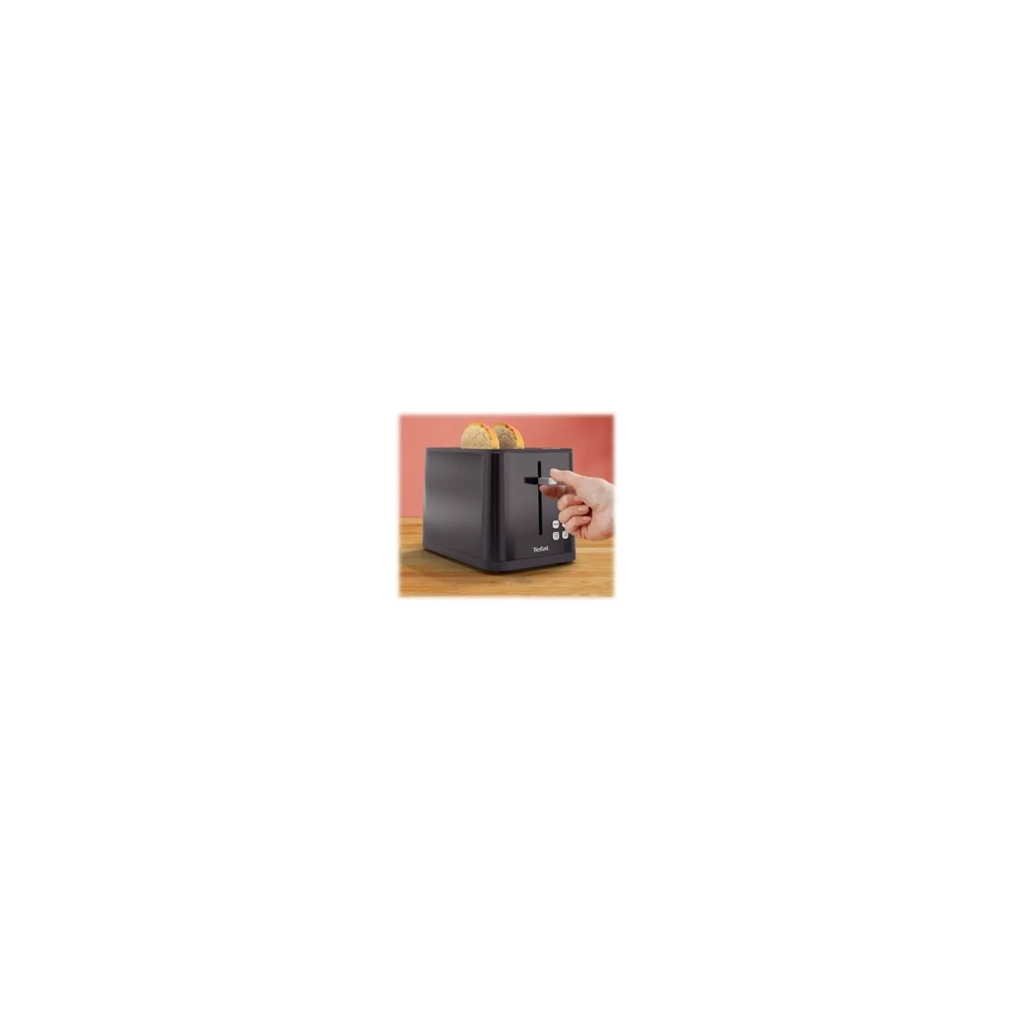 Tefal Toaster | TT6408 | Power 850 W | Number of slots 2 | Housing material Plastic | Black