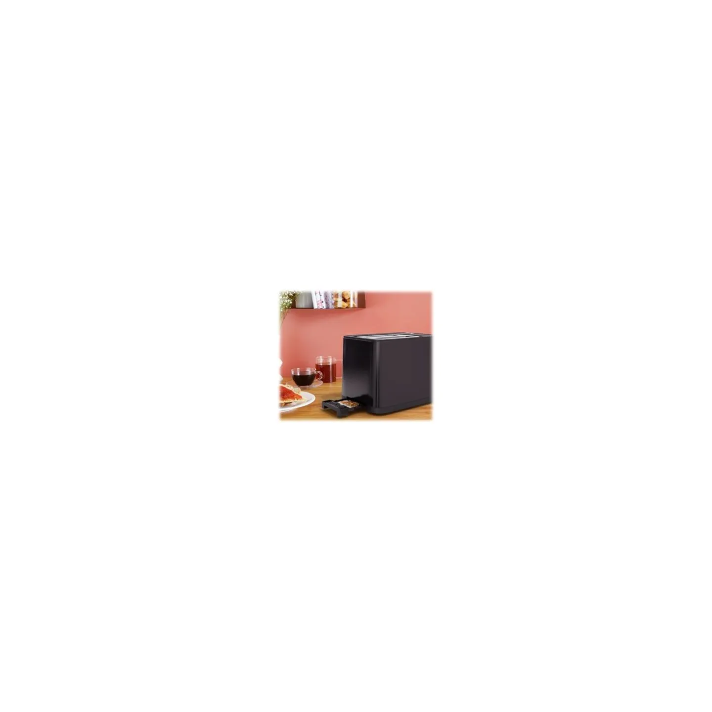 Tefal Toaster | TT6408 | Power 850 W | Number of slots 2 | Housing material Plastic | Black