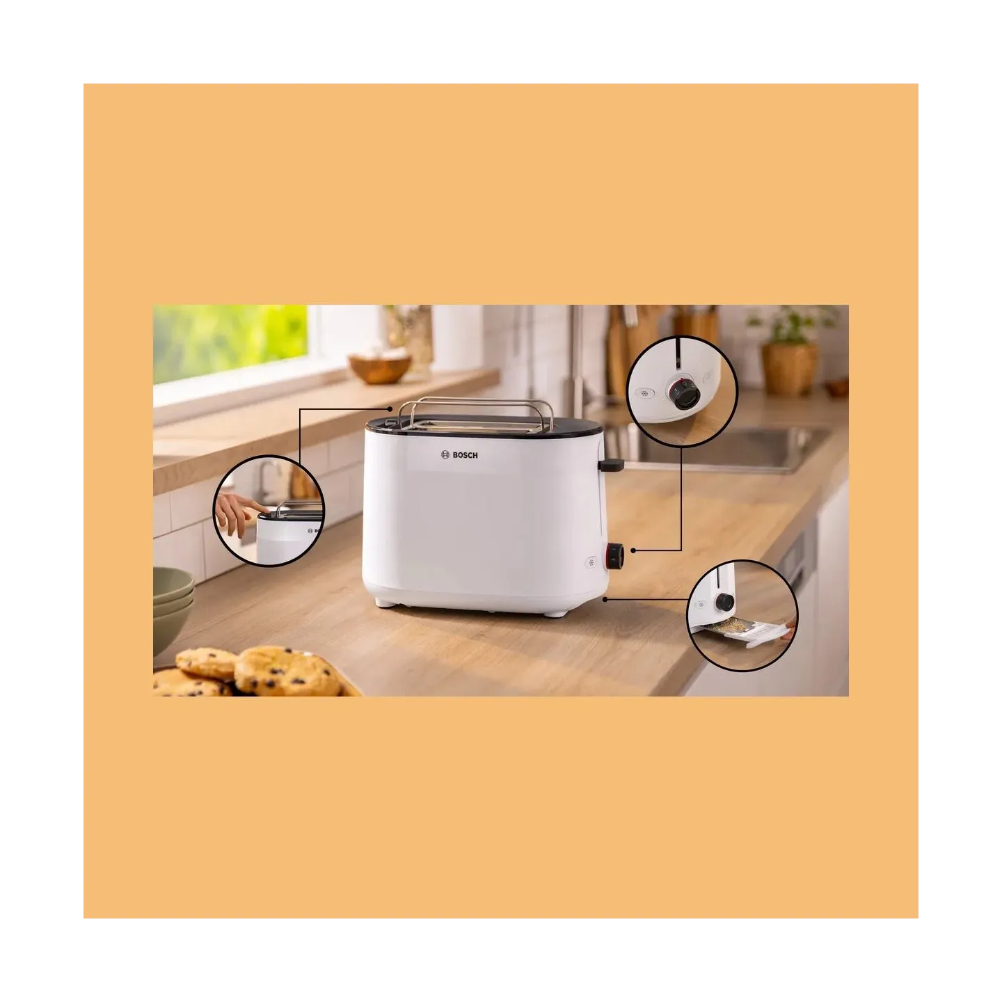 Bosch Toaster MyMoment TAT2M121 biały