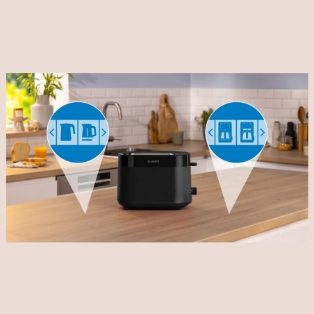 Bosch Compact Toaster | TAT2M123 MyMoment | Power 950 W | Number of slots 2 | Housing material Plastic | Black